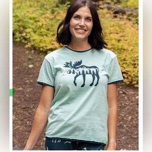 Oversized MED Lazy One Moose T-Shirt